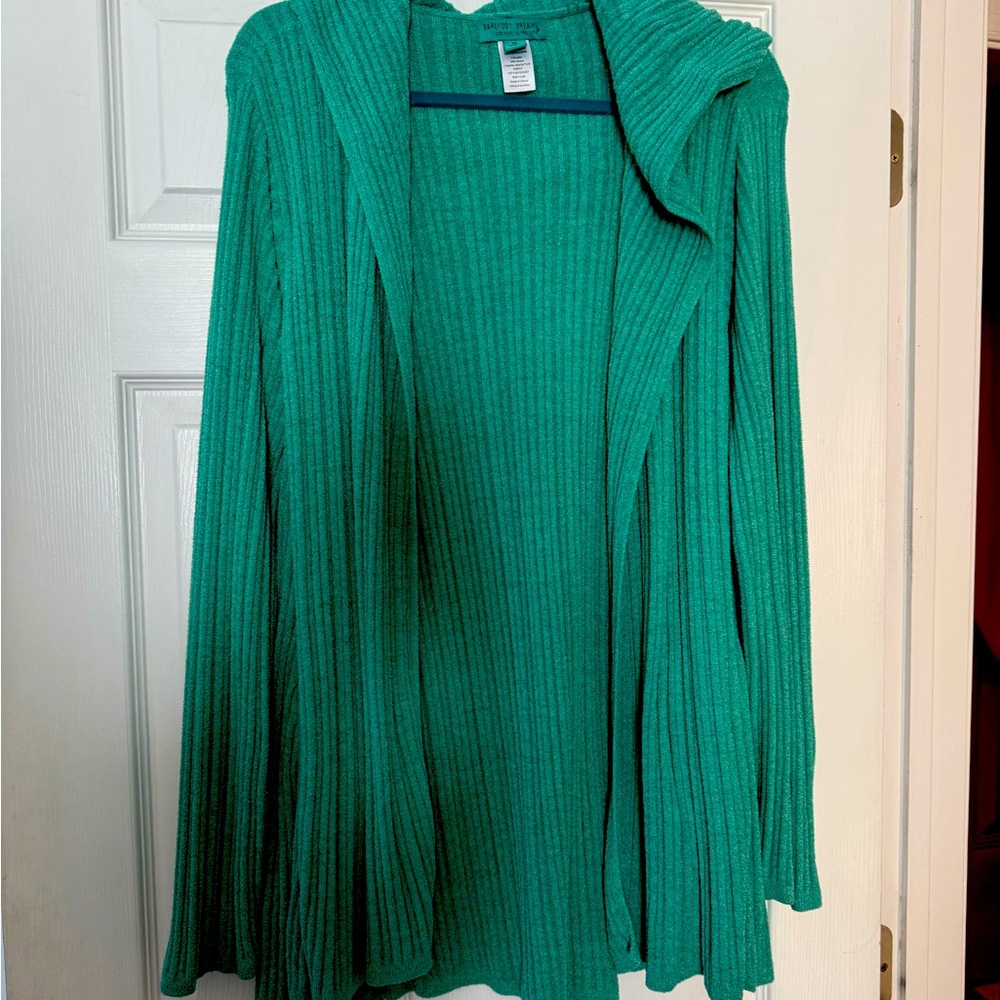 Barefoot Dreams Hooded Cardigan